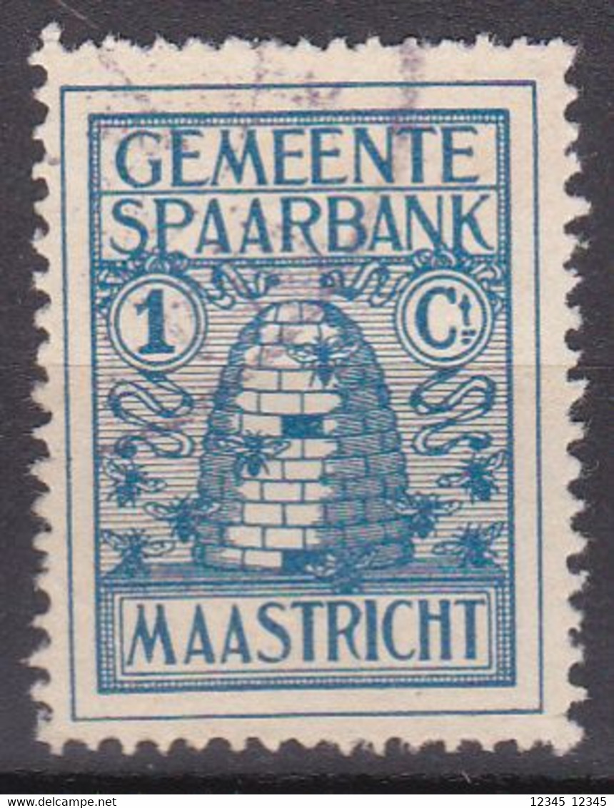 Gemeente Spaarbank Maastricht, Gestempeld Used, Bees - Revenue Stamps