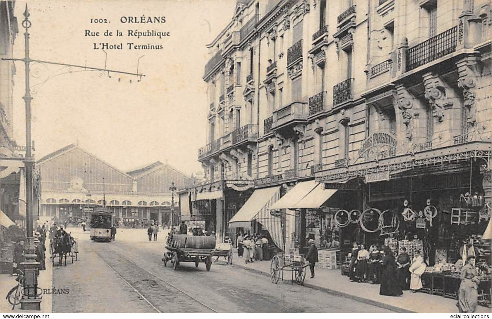 Orléans      45      Rue De La République. Hôtel Terminus       (voir Scan) - Orleans