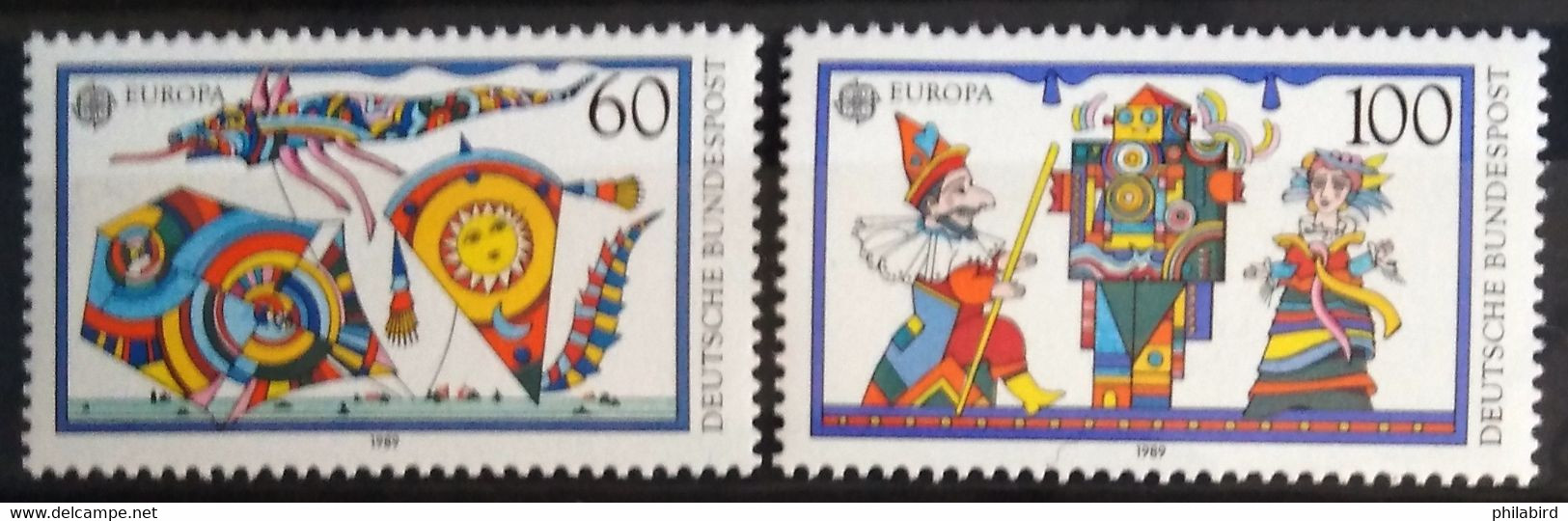 EUROPA 1989 - ALLEMAGNE                    N° 1249/1250                        NEUF** - 1989