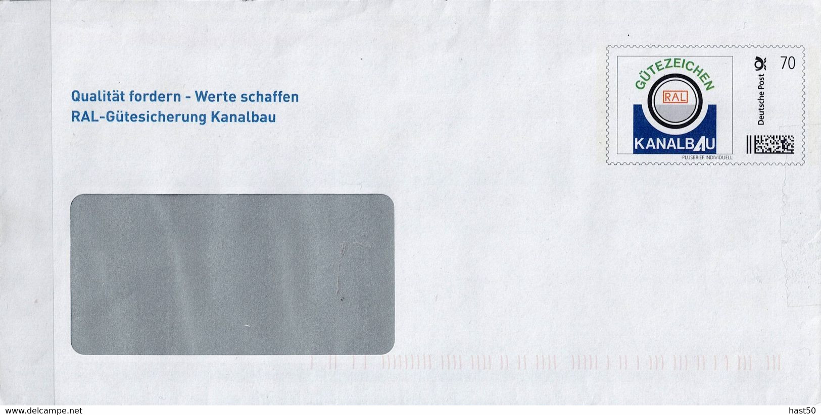 Deutschland Germany Allemagne - Plusbrief -Individuell Von Kanalbau - Siehe Scan - Privé Briefomslagen - Gebruikt
