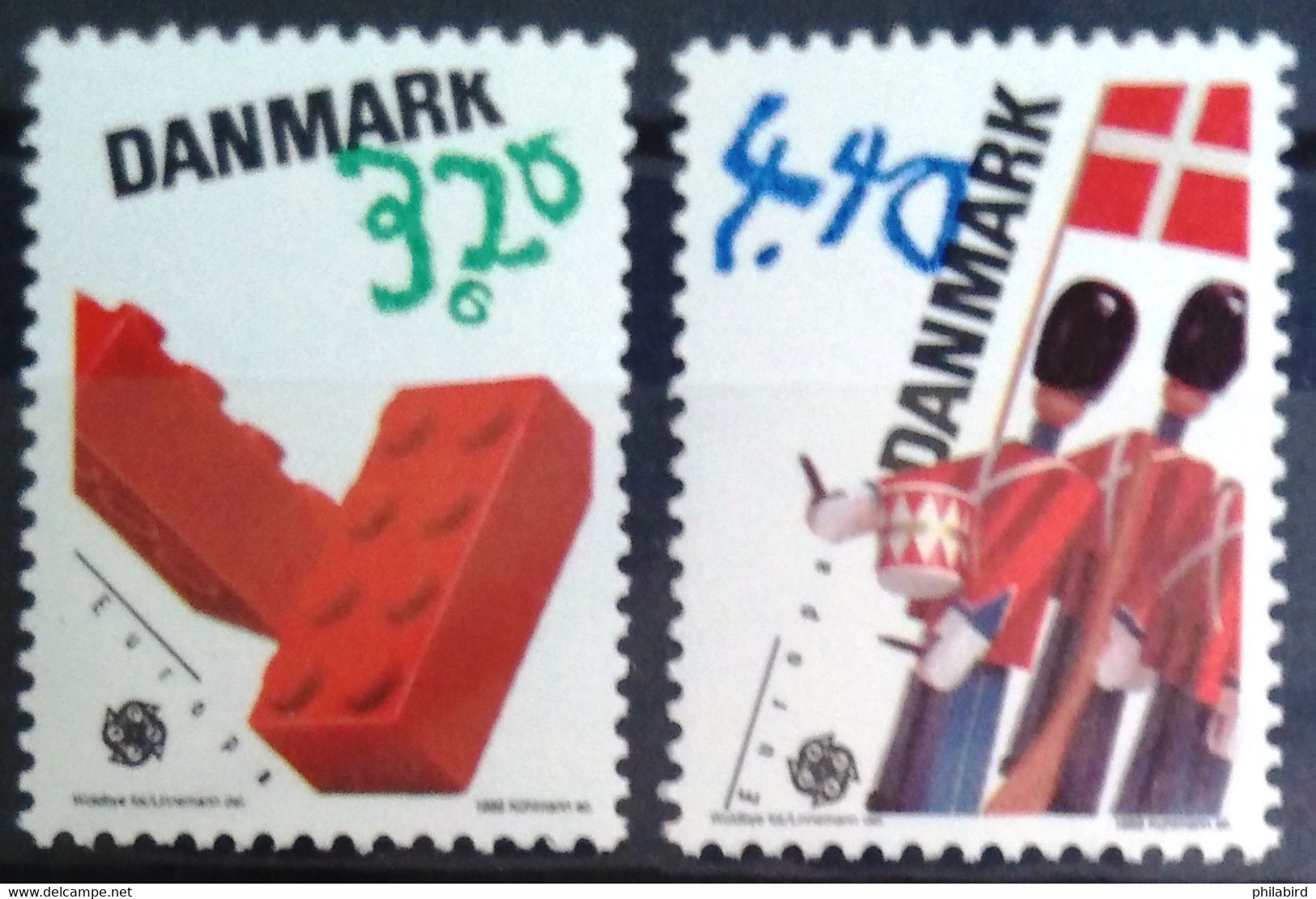 EUROPA 1989 - DANEMARK                    N° 953/954                        NEUF** - 1989
