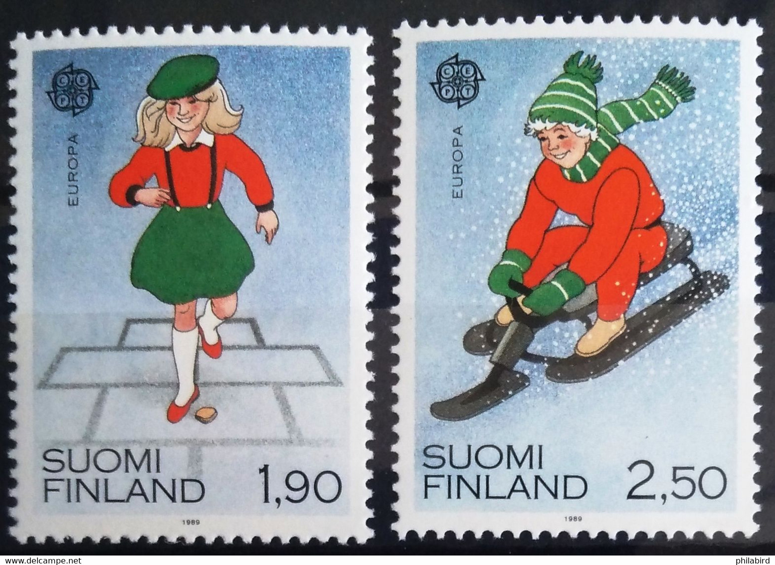 EUROPA 1989 - FINLANDE                    N° 1042/1043                        NEUF* - 1989