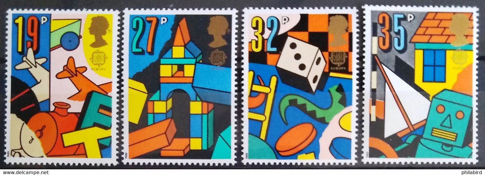 EUROPA 1989 - GRANDE-BRETAGNE                   N° 1380/1383                        NEUF** - 1989