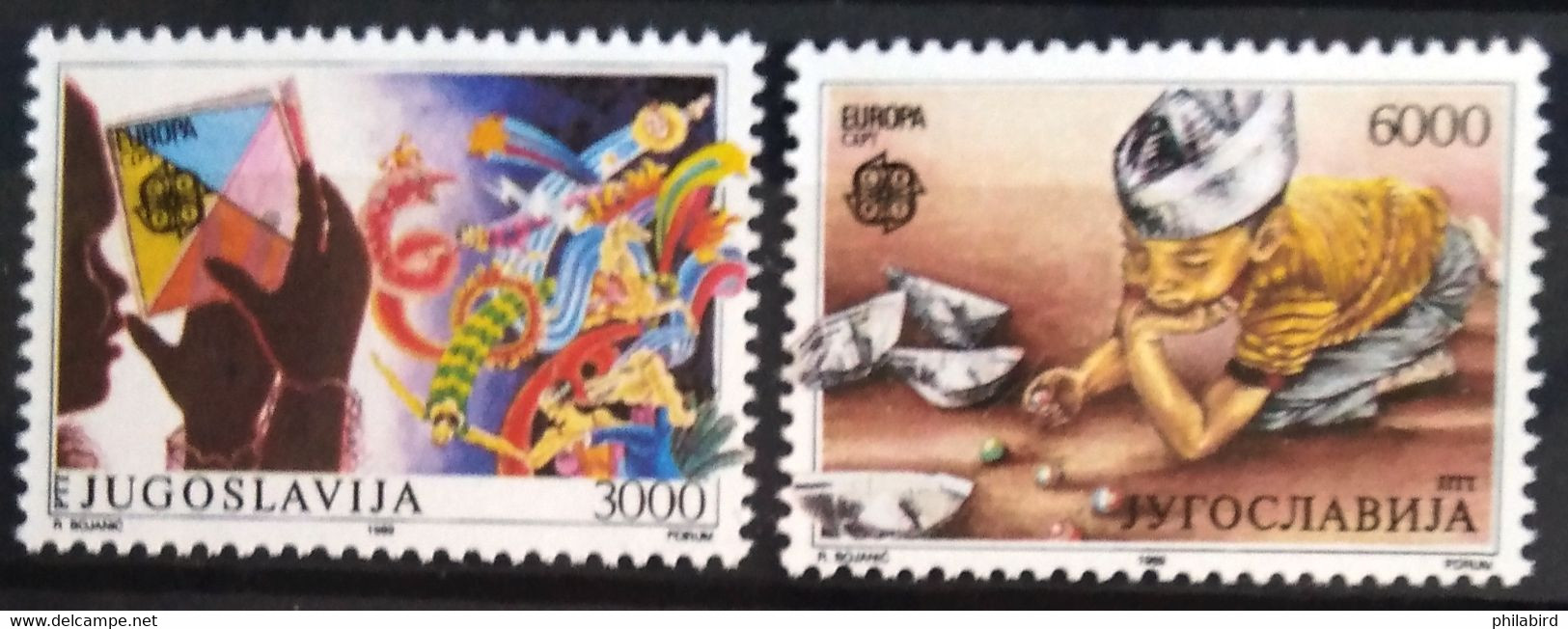 EUROPA 1989 - YOUGOSLAVIE                   N° 2222/2223                        NEUF** - 1989