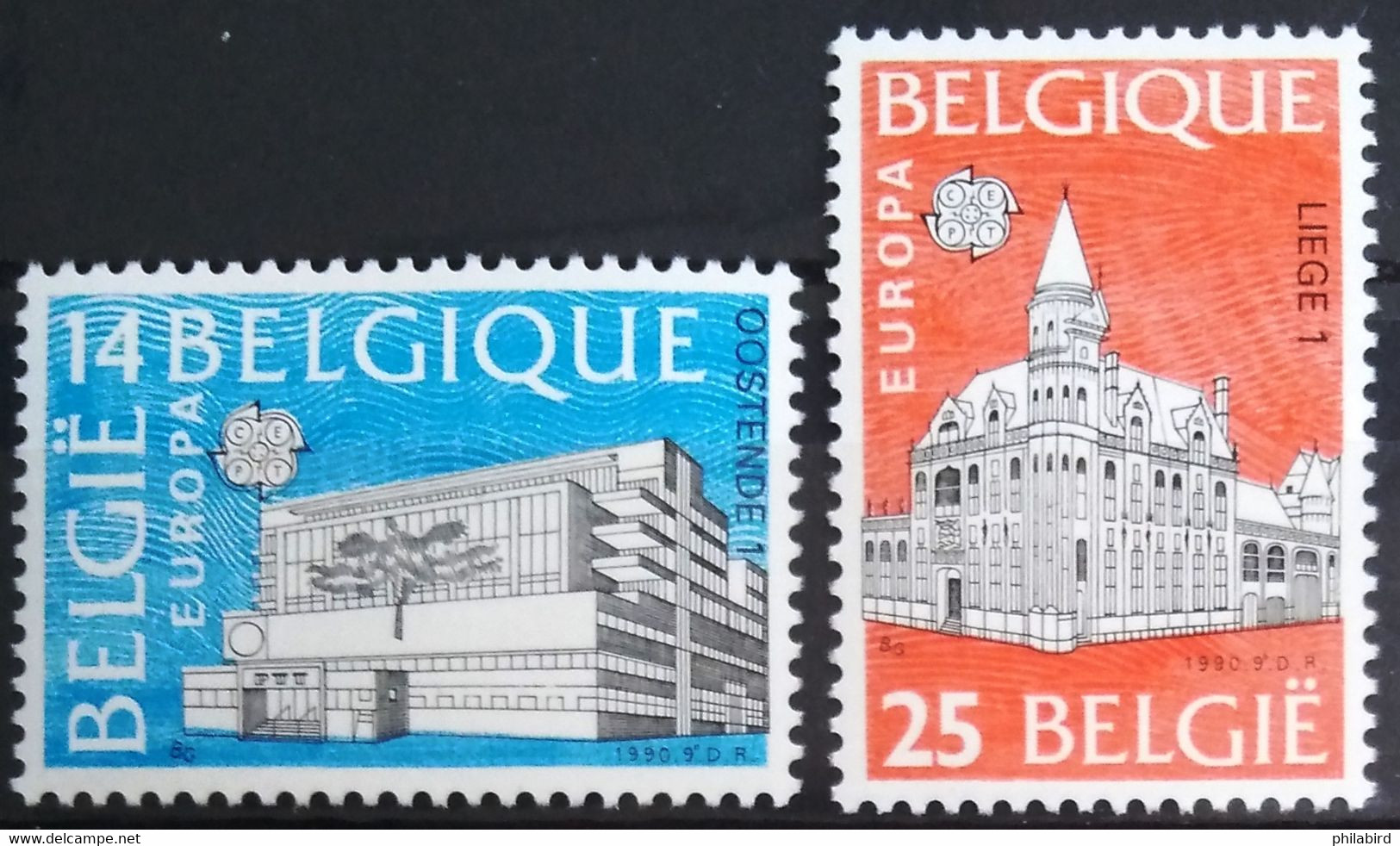 EUROPA 1990 - BELGIQUE                   N° 2367/2368                        NEUF** - 1990