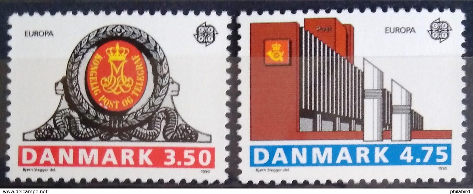 EUROPA 1990 - DANEMARK                   N° 978/979                        NEUF** - 1990