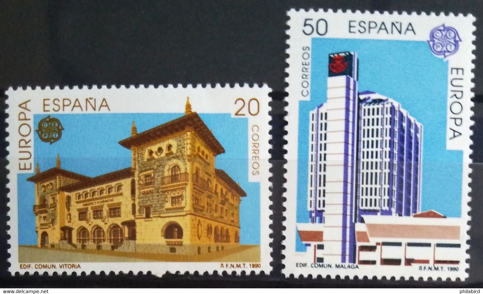 EUROPA 1990 - ESPAGNE                   N° 2672/2673                        NEUF** - 1990