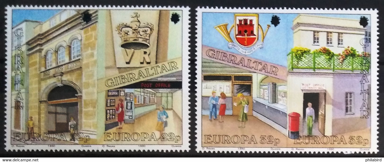 EUROPA 1990 - GIBRALTAR                   N° 599/602                        NEUF** - 1990