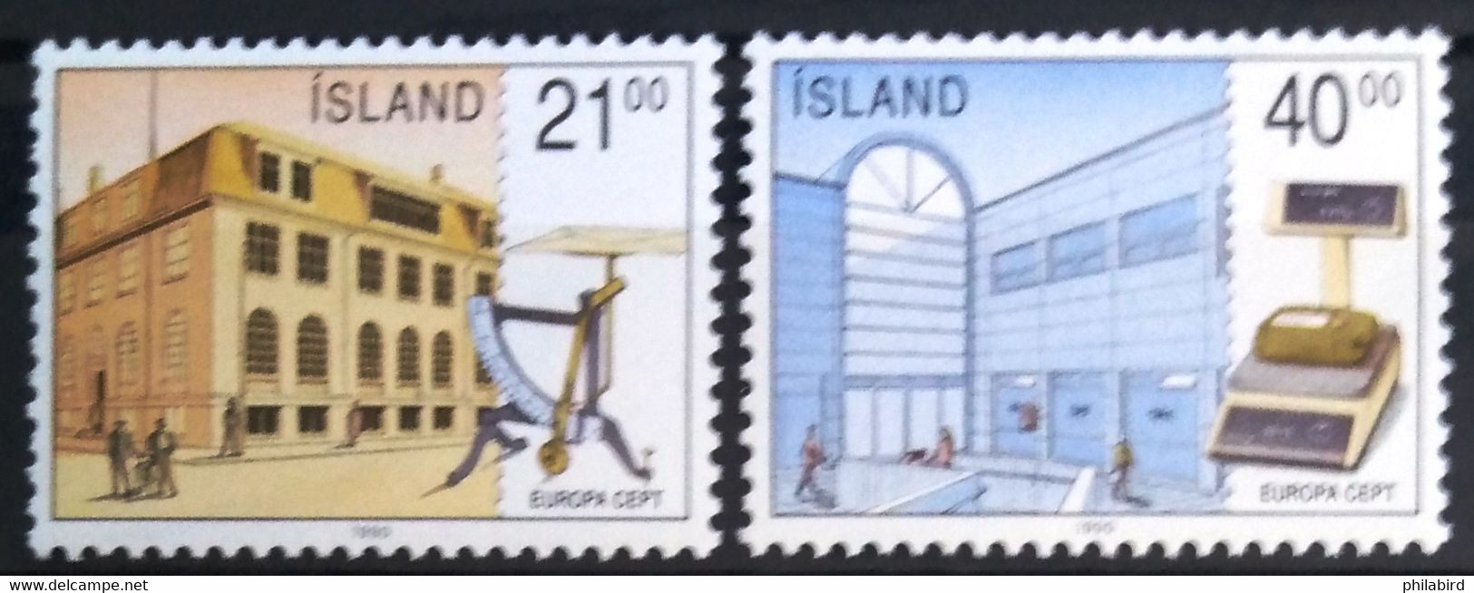 EUROPA 1990 - ISLANDE                  N° 679/680                        NEUF** - 1990