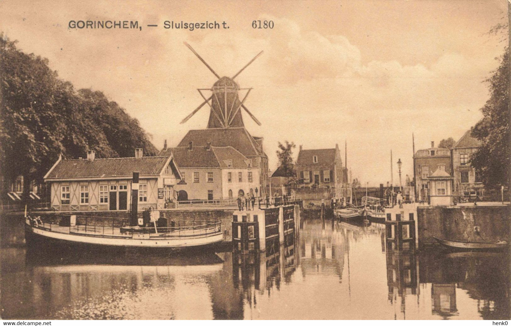 Gorinchem Sluisgezicht Molen PM1777 - Gorinchem