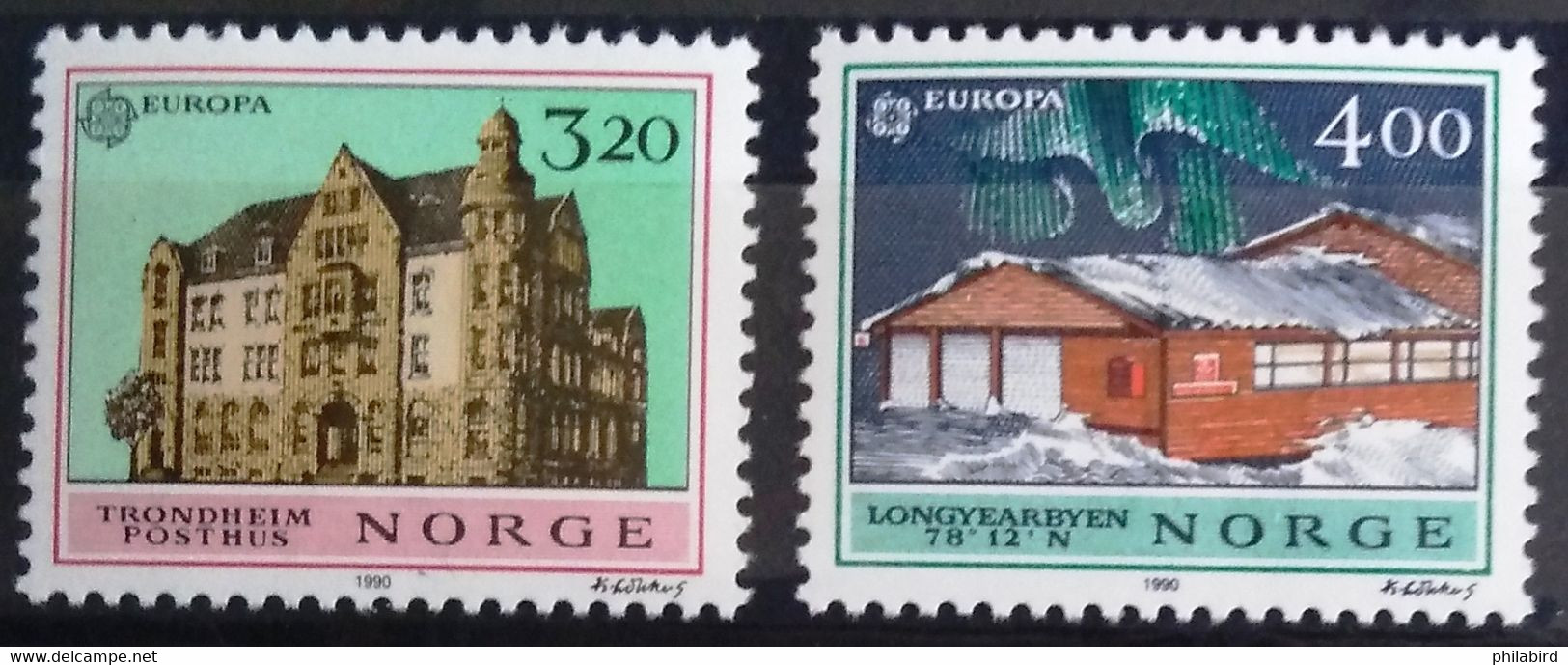 EUROPA 1990 - NORVEGE                  N° 1005/1006                        NEUF** - 1990