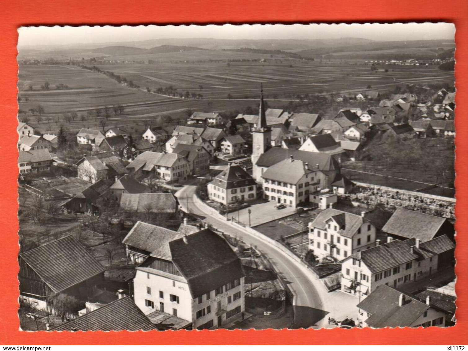 QAE-13  Cornol, District Porrentruy. Grand Format.  Circulé. Perrochet BE 474 - Porrentruy