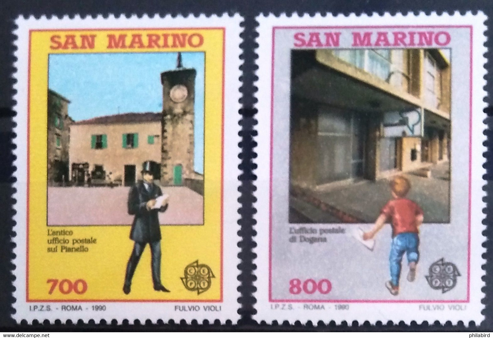 EUROPA 1990 - SAINT MARIN                  N° 1226/1227                        NEUF** - 1990