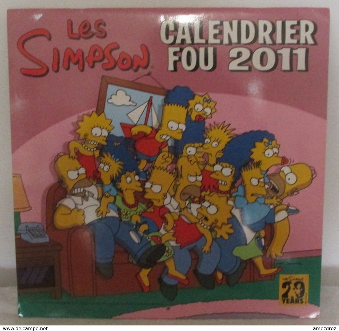 Calendrier fou 2011 Les Simpson, Joyeux 20 ans TTB