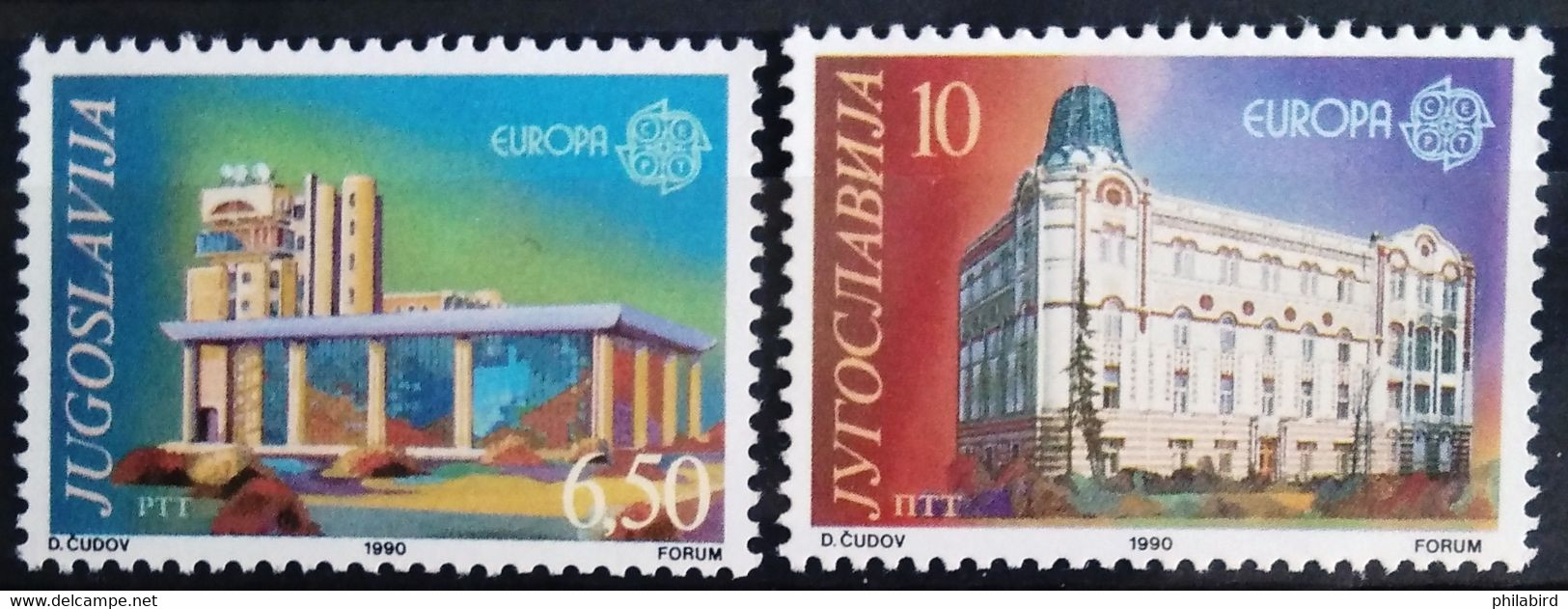 EUROPA 1990 - YOUGOSLAVIE                  N° 2283/2284                        NEUF** - 1990