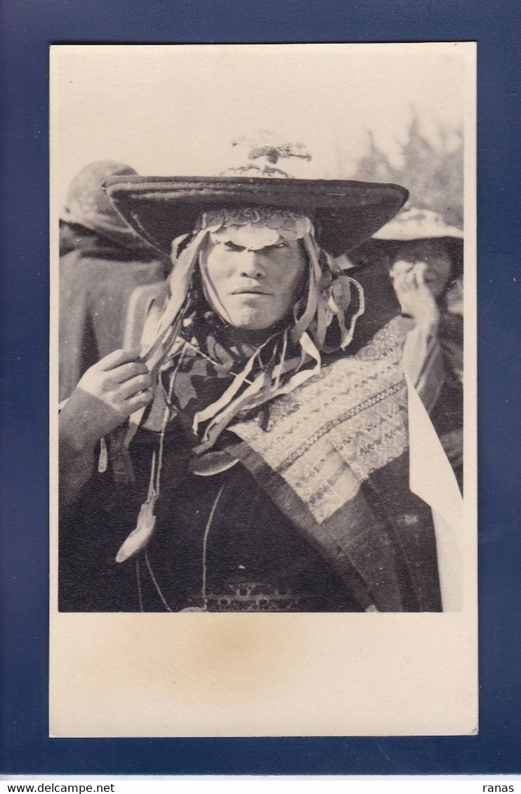 CPA Bolivie Bolivia Non Circulé Types Ethnic Carte Photo - Bolivien