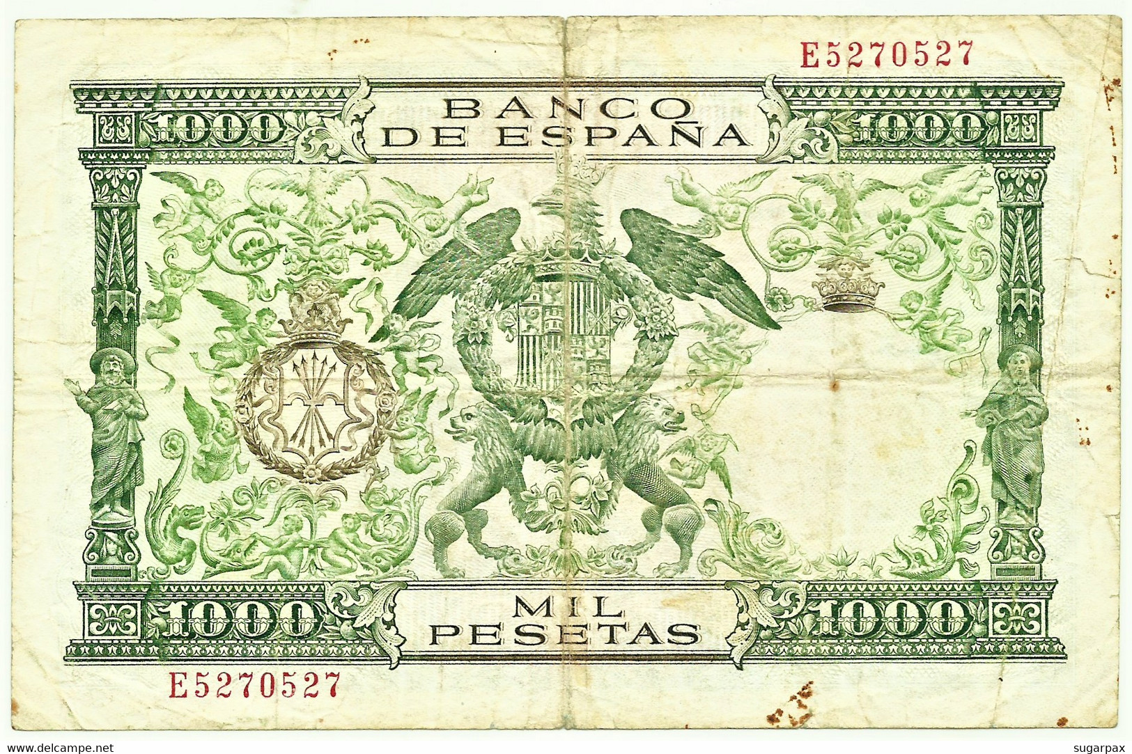 ESPAÑA - 1000 Pesetas - 29.11.1957 ( 1958 ) - Pick 149 - Serie E - Reyes Católicos - 1.000 - 1000 Pesetas