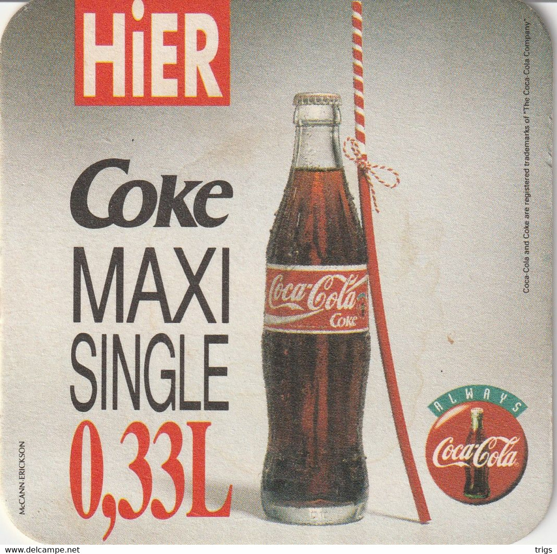 Coca Cola - Untersetzer