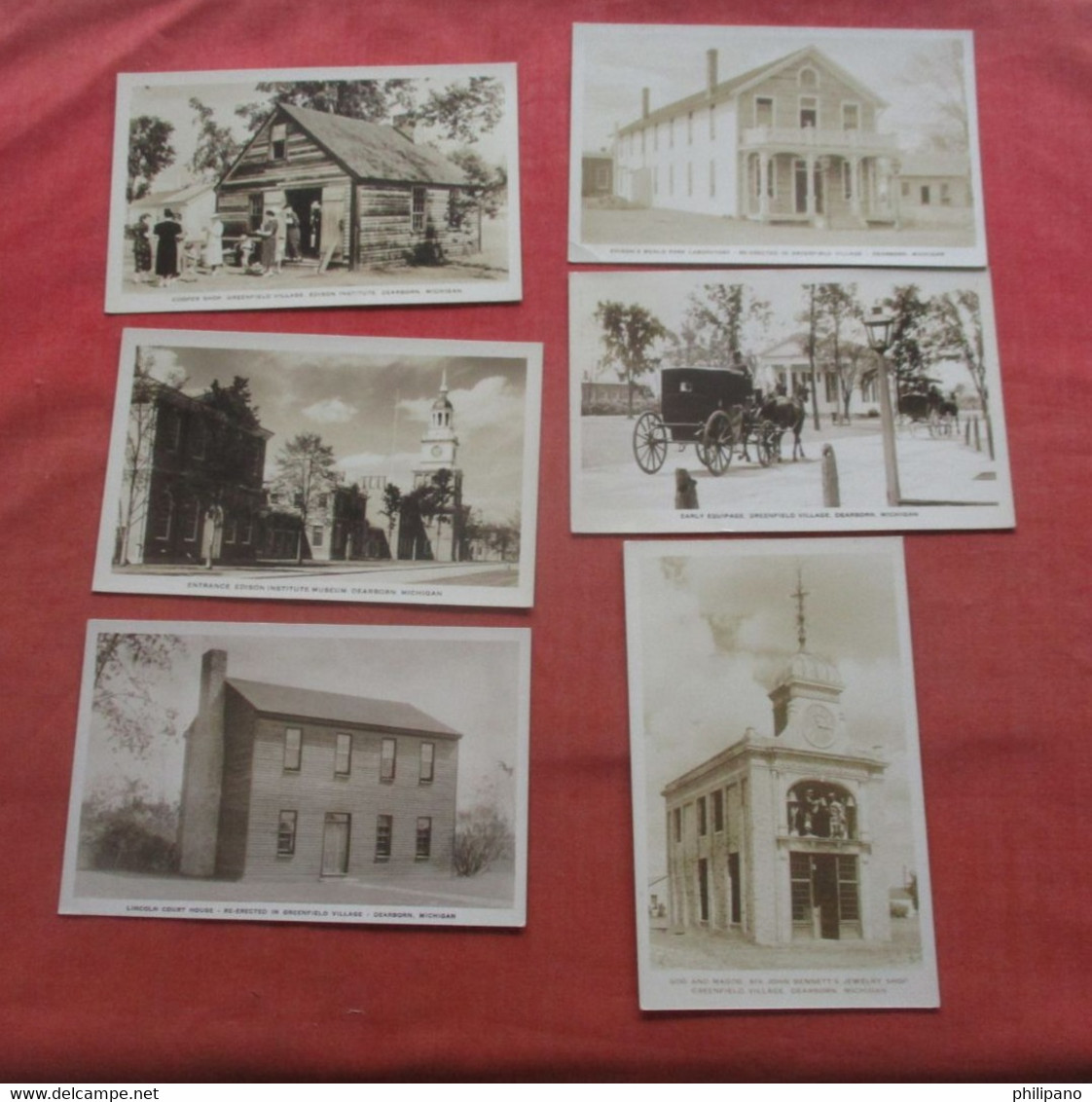 RPPC.  Lot Of  6 Cards.  Dearborn - Michigan > Dearborn   Ref 5473 - Dearborn