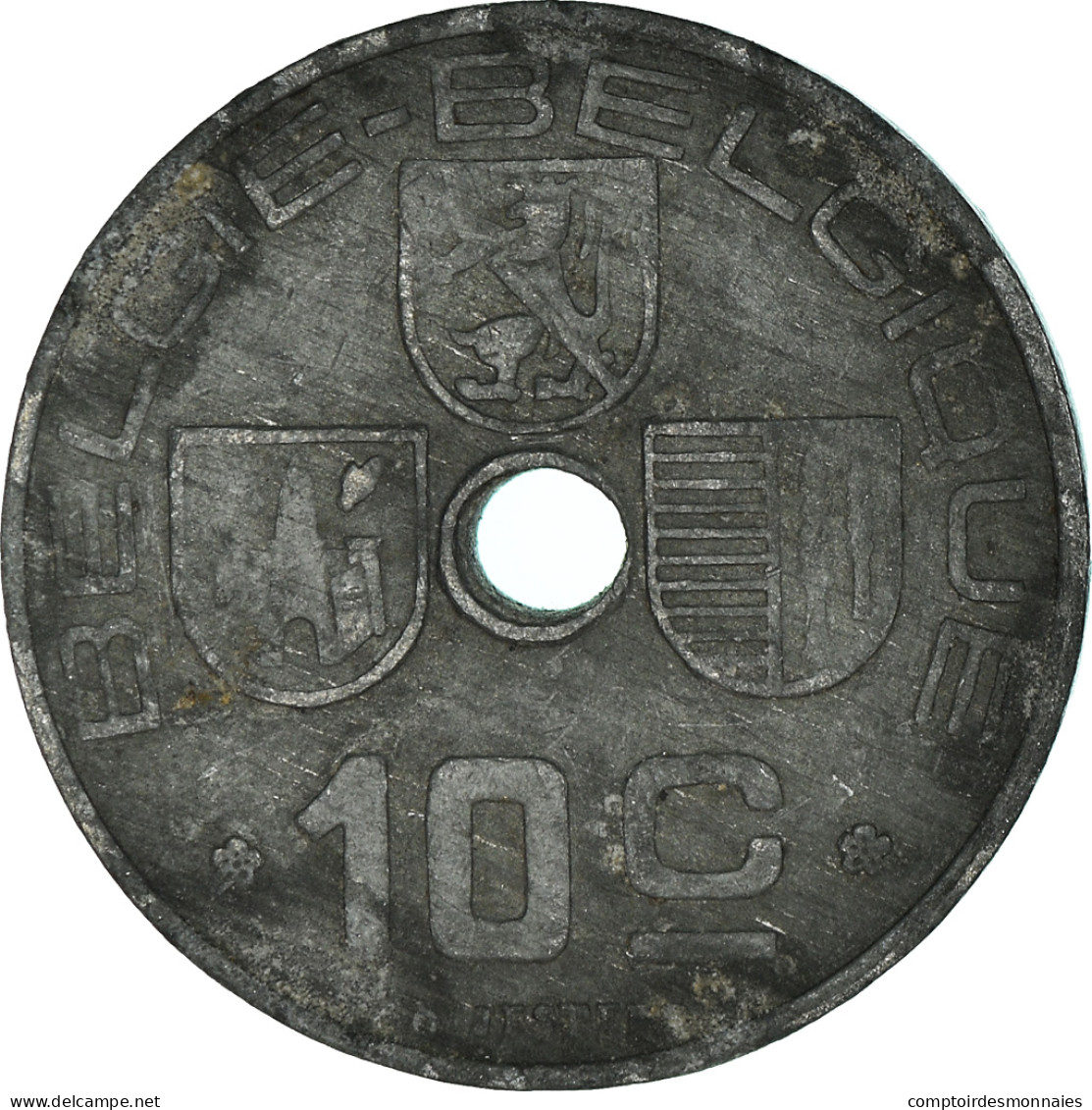 Monnaie, Belgique, 10 Centimes, 1943 - 10 Cents