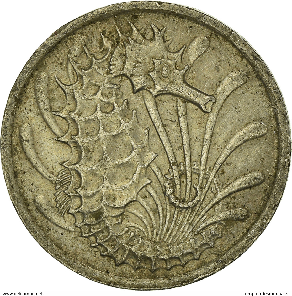 Monnaie, Singapour, 10 Cents, 1976 - Singapour