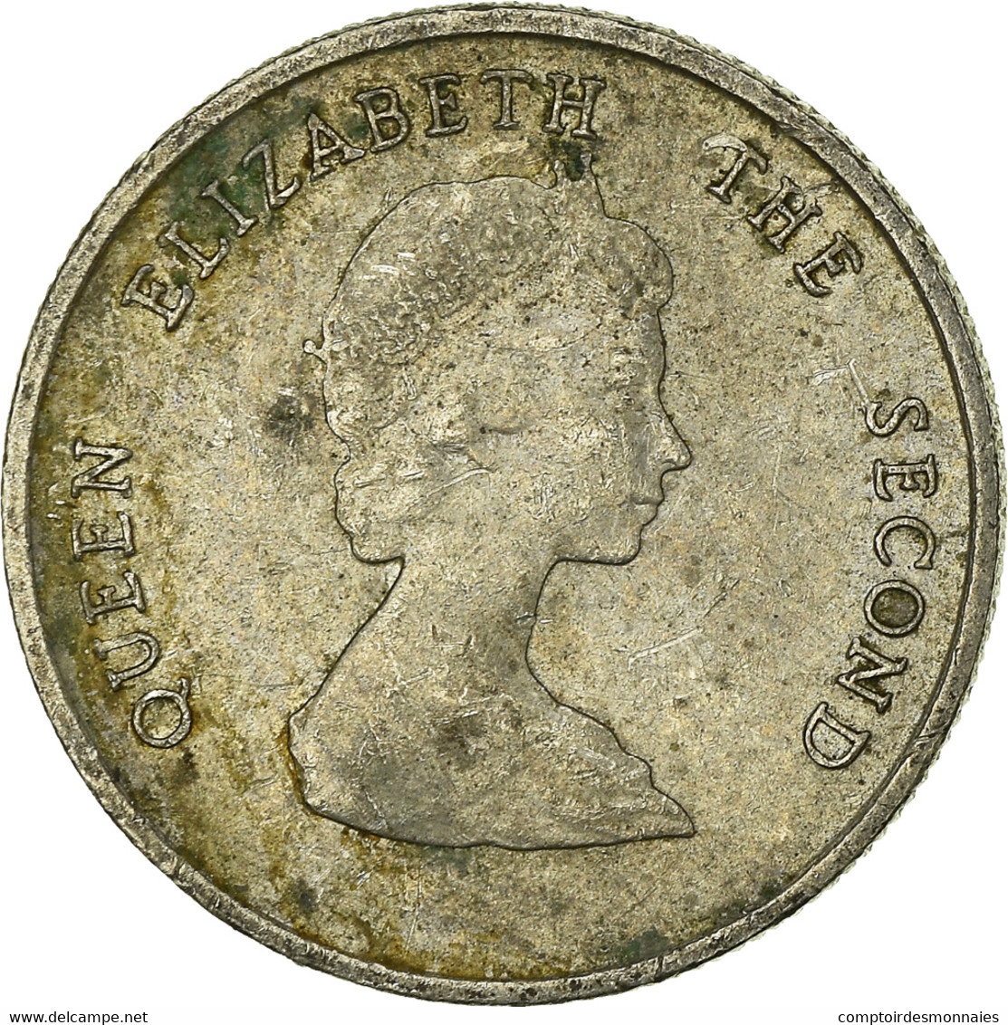 Monnaie, Etats Des Caraibes Orientales, 10 Cents, 1991 - Ostkaribischer Staaten