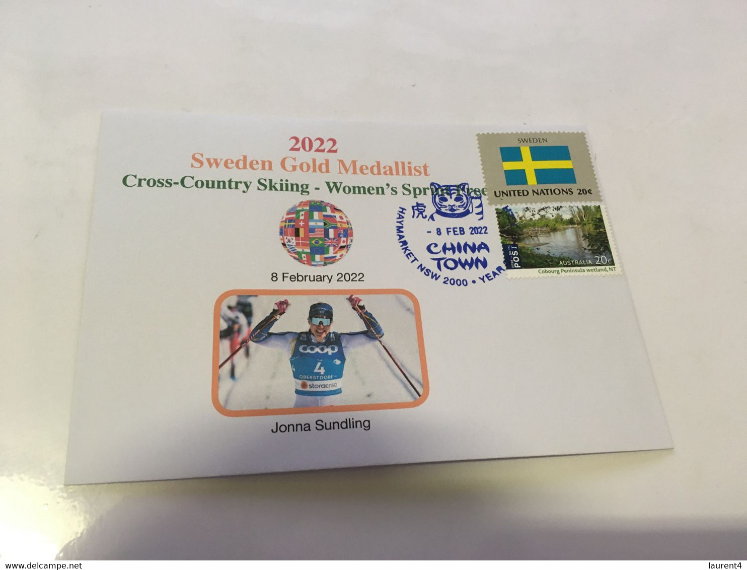 (1G 8) Beijing 2022 Olympic Winter Games - Gold Medal To Sweden - Jonna Sundling - Winter 2022: Beijing