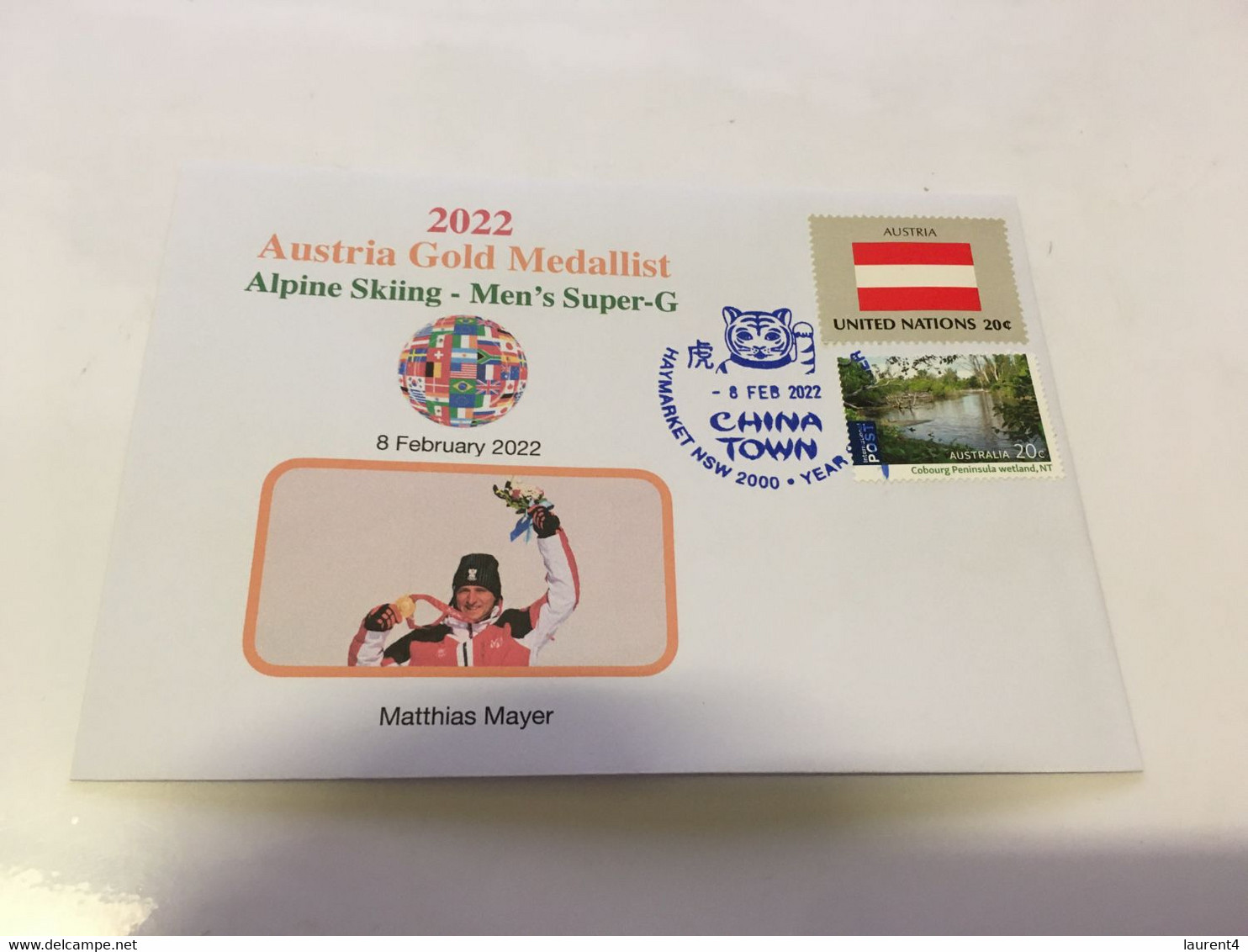 (1G 8) Beijing 2022 Olympic Winter Games - Gold Medal To Austria - Matthias Mayer - Winter 2022: Beijing