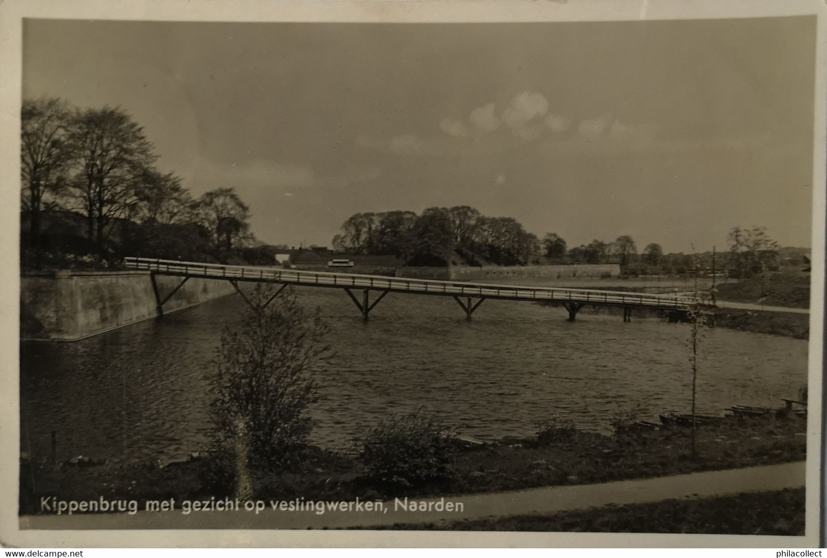 Naarden (NH) Echte Foto // Kippenbrug Met Gezicht Op Vestingwerken 19?? - Naarden