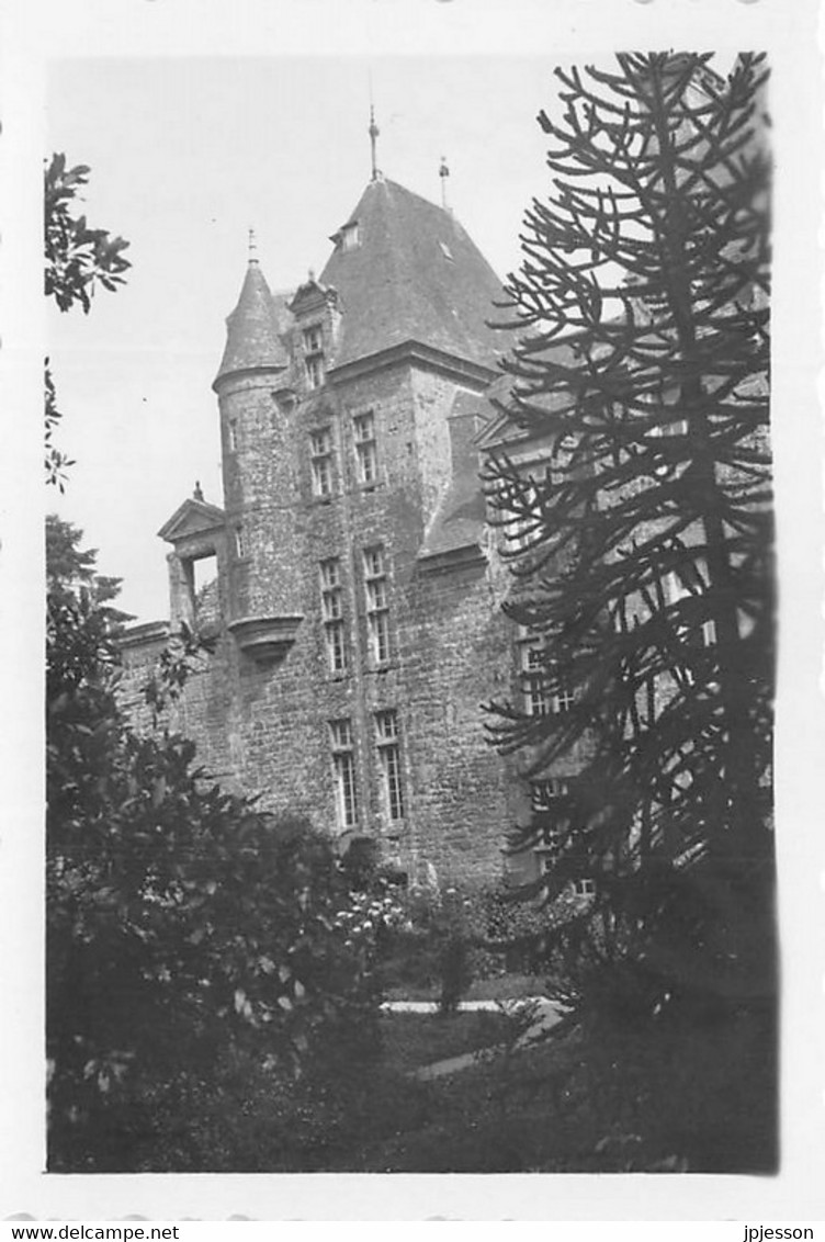 FINISTERE  29  SAINT VOUGAY - CHATEAU DE KERJEAN - PHOTOGRAPHIE 1935 - Saint-Vougay