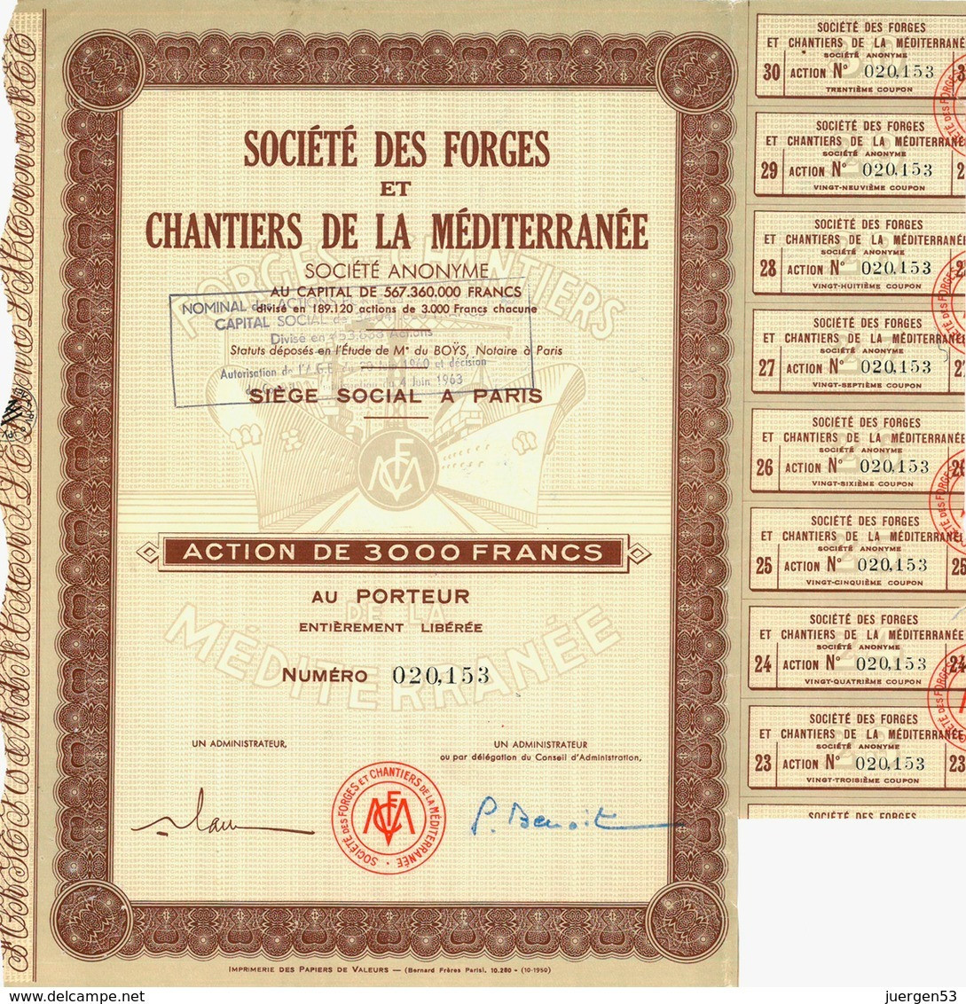 TOP Méditerranée Lot, 3000 / 5000 Francs - Navigation