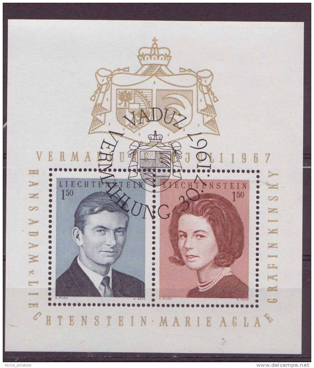 ⭐ Liechtenstein - YT N°426 Et 427 ** - Neuf Sans Charnière - MARIAGE PRINCIER PORTRAIT - 1967 ⭐ - Neufs