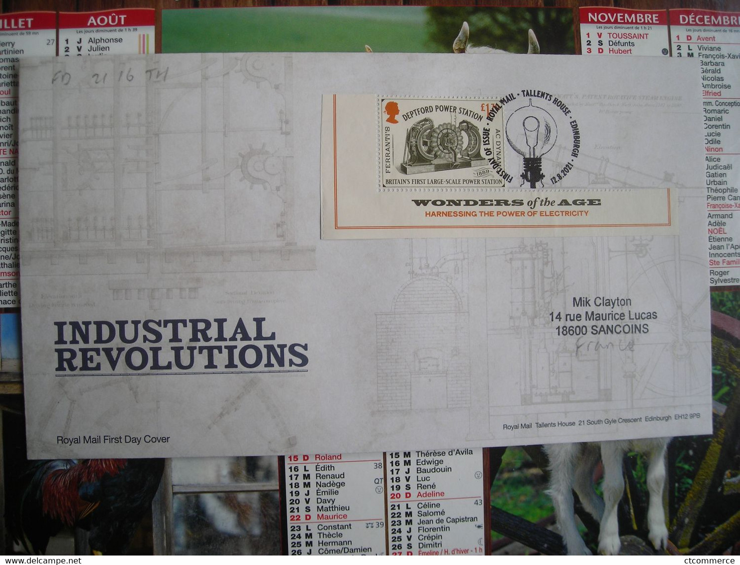 FDC Révolutions Industrielles, Deptford Power Station, La Centrale électrique De Deptford, Tallents House - 2011-2020 Decimal Issues