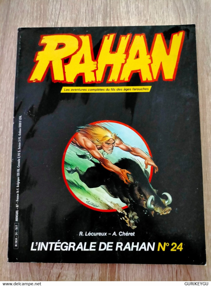 L'intégrale De RAHAN  N° 24  VAILLANT De 1986  André CHERET Roger LECUREUX - Rahan