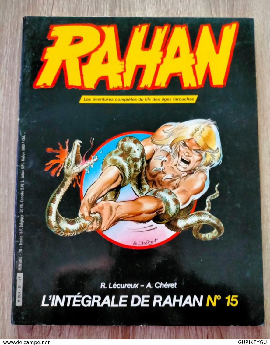 L'intégrale De RAHAN  N° 15  VAILLANT De 1985  André CHERET Roger LECUREUX - Rahan