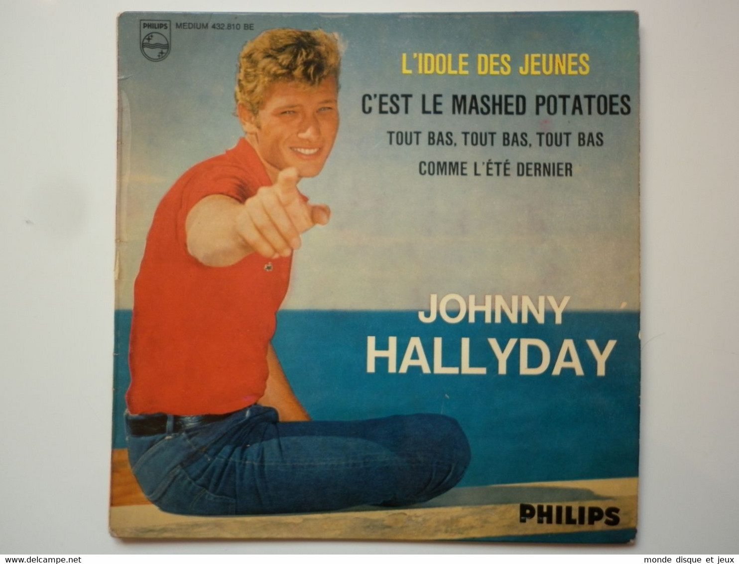Johnny Hallyday 45Tours EP Vinyle L'idole Des Jeunes - 45 T - Maxi-Single