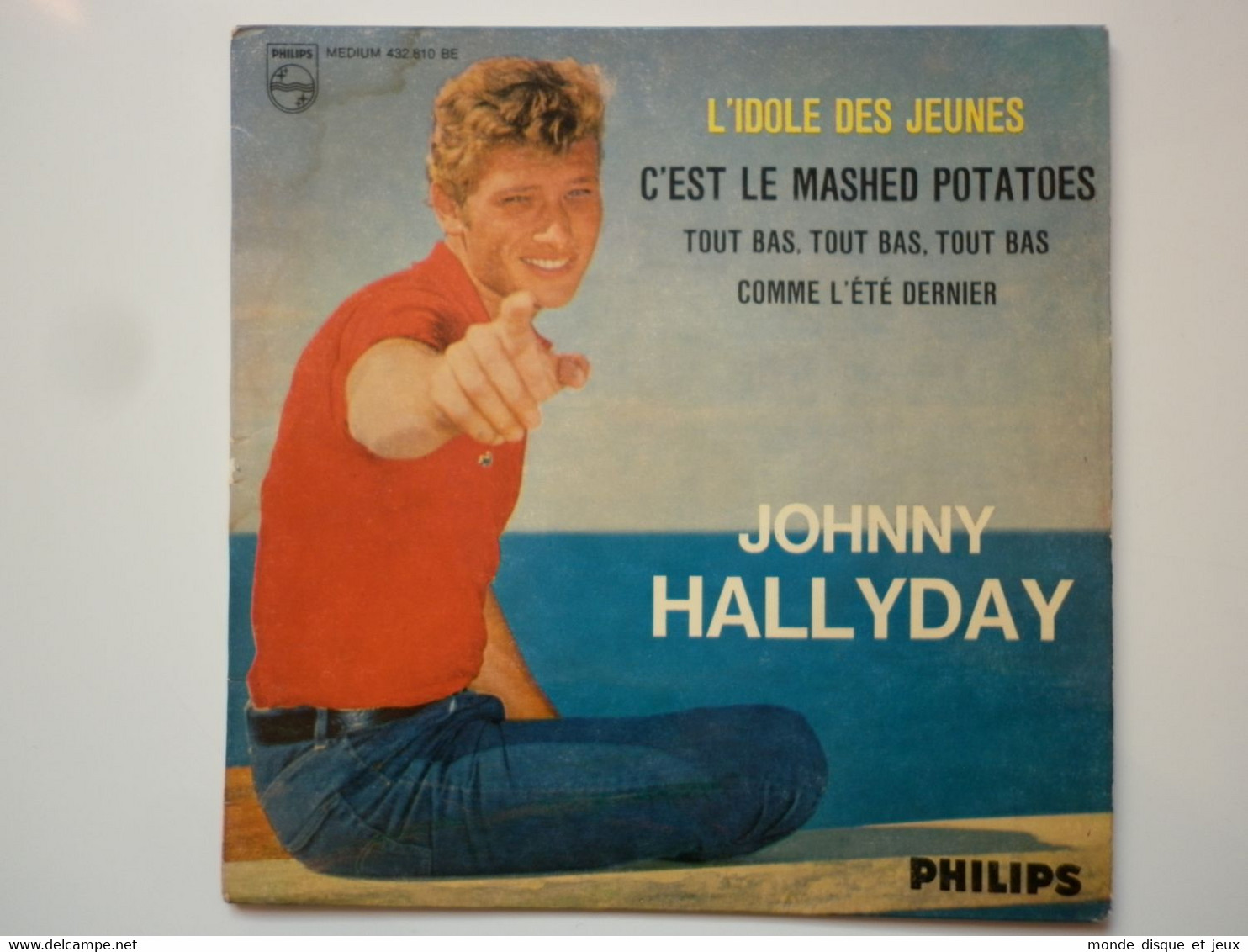 Johnny Hallyday 45Tours EP Vinyle L'idole Des Jeunes - 45 T - Maxi-Single