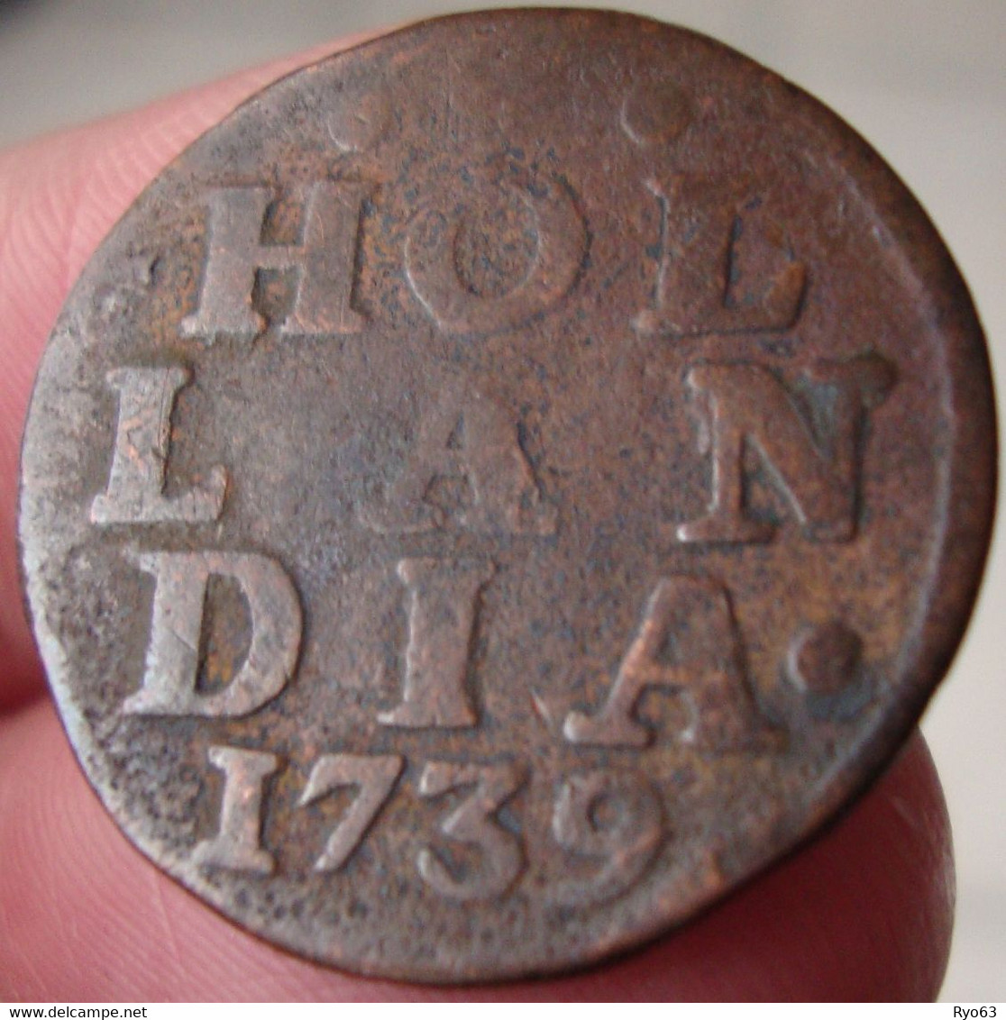 1 Duit 1739 Hollande - …-1795 : Période Ancienne