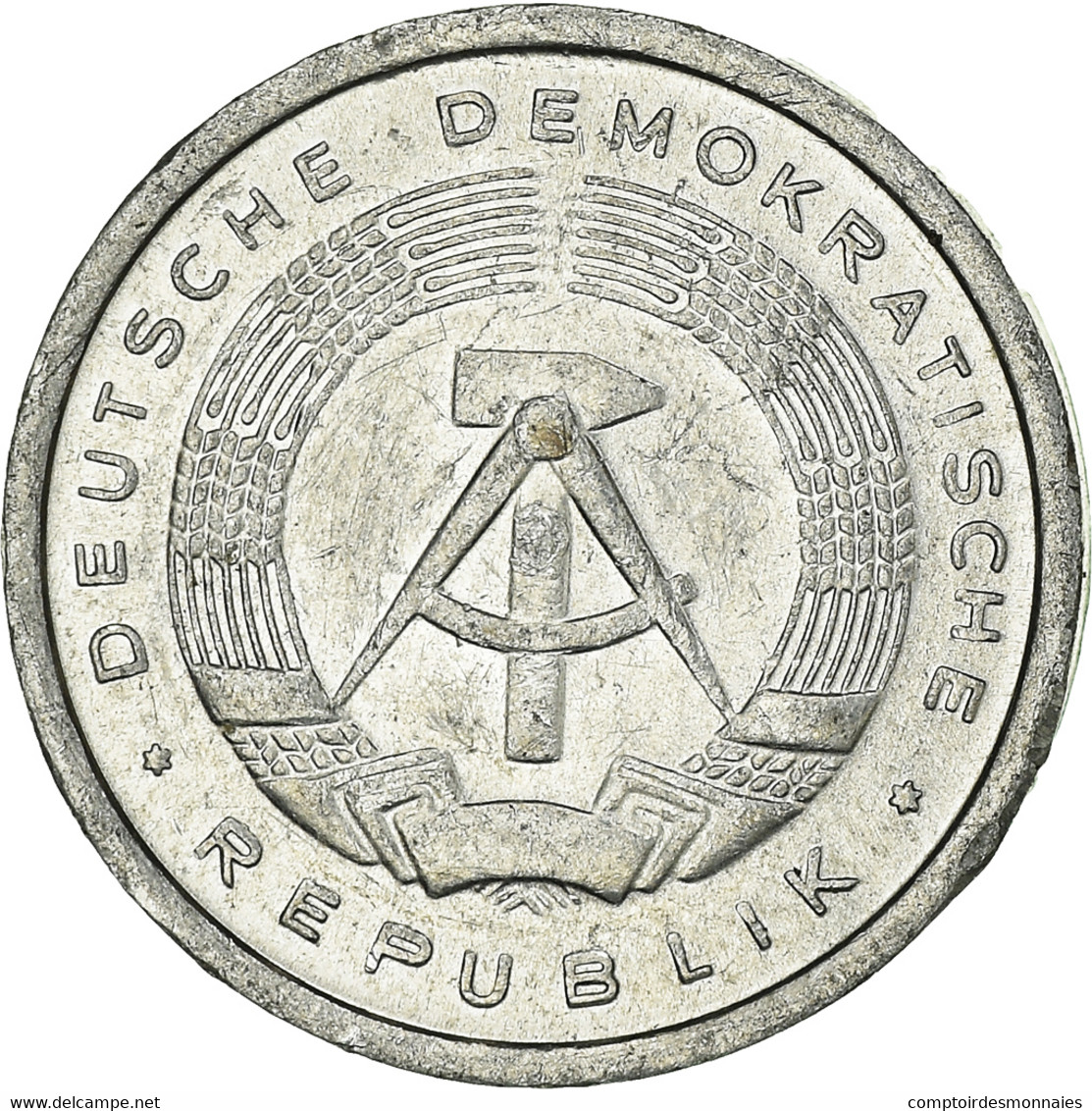 Monnaie, République Démocratique Allemande, Pfennig, 1987 - 1 Pfennig