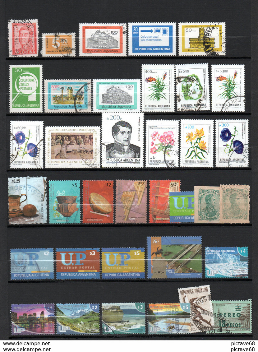 AMERIQUE DU SUD /  LOT DE TIMBRES OBLITERES - Collections (without Album)