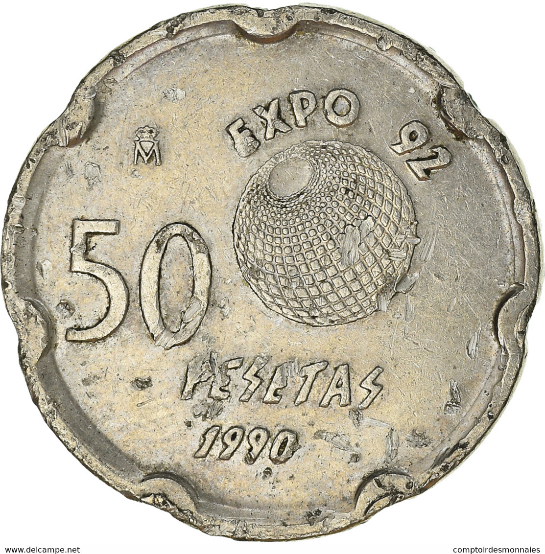 Monnaie, Espagne, 50 Pesetas, 1990 - 50 Pesetas