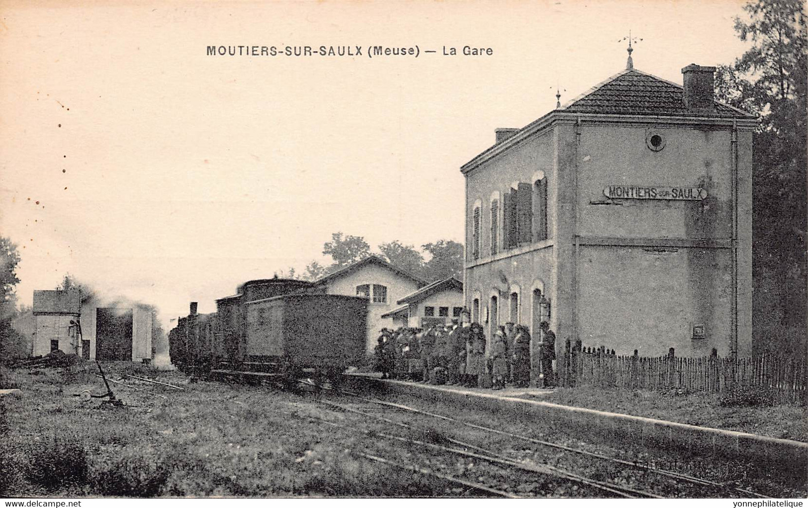 55 - MEUSE - MONTIERS-SUR-SAULX - La Gare  (10212) - Montiers Sur Saulx