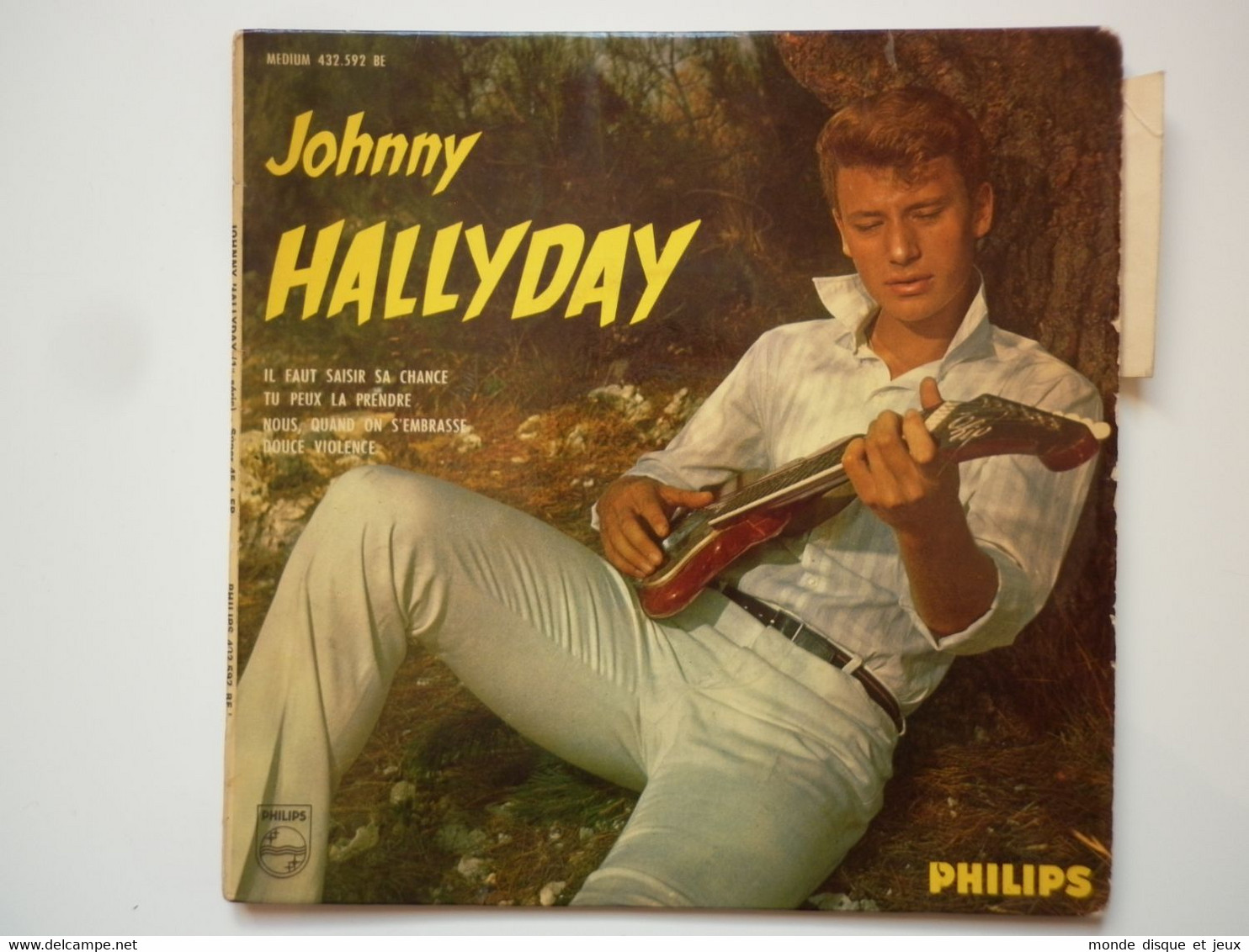 Johnny Hallyday 45Tours EP Vinyle Douce Violence / Il Faut Saisir Sa Chance 2eme Pochette - 45 T - Maxi-Single