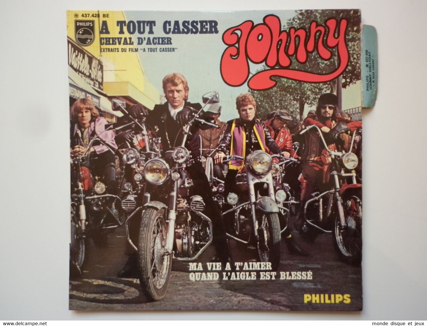 Johnny Hallyday 45Tours EP Vinyle A Tout Casser / Cheval D'Acier Mint - 45 T - Maxi-Single