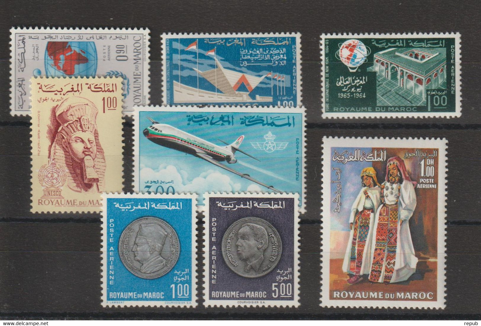 Maroc 1964-69 Divers PA 111 à 118, 8 Val ** MNH - Morocco (1956-...)