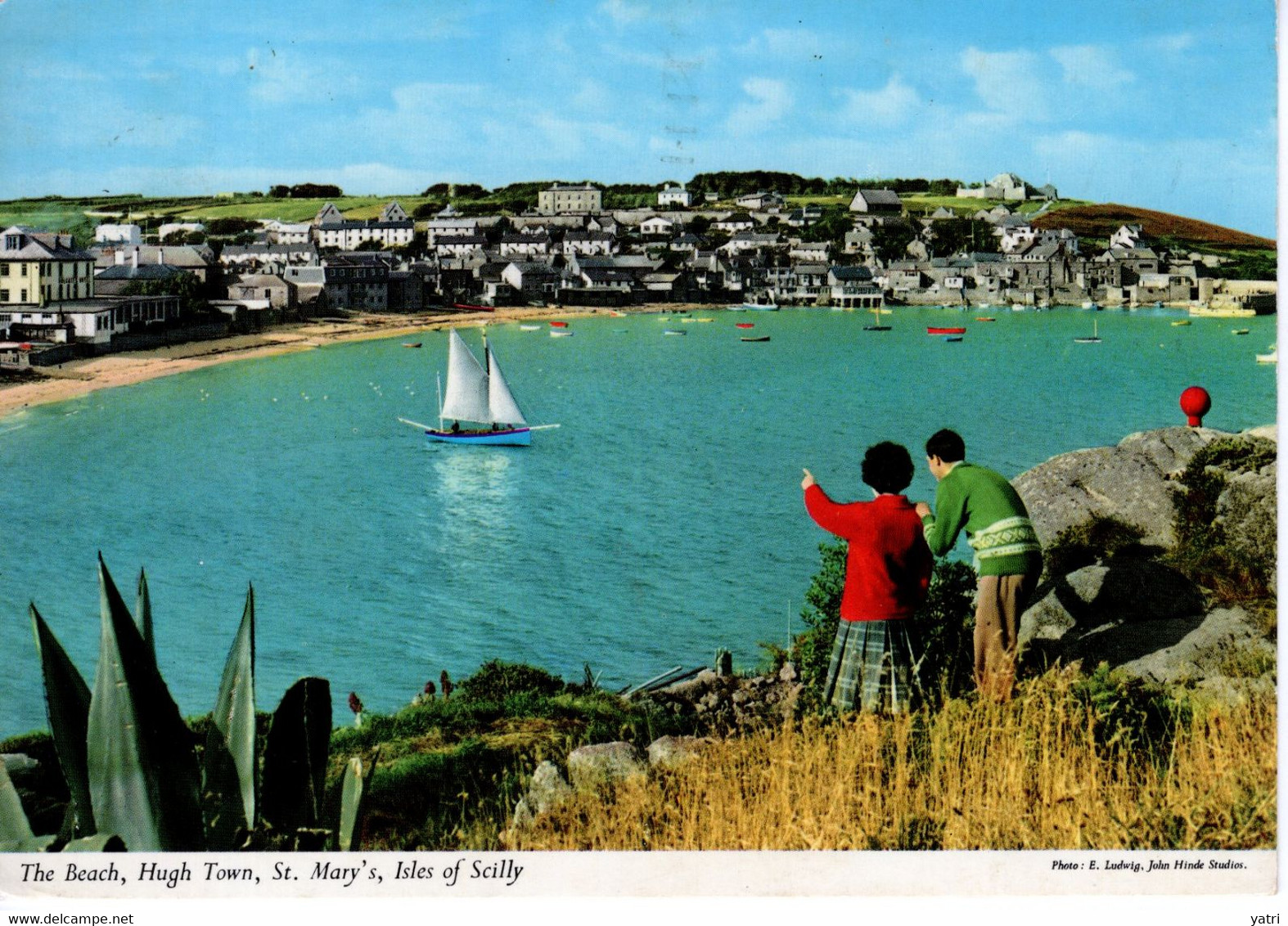 Hugh Town, Isole Scilly (viaggiata, 1975) - Scilly Isles