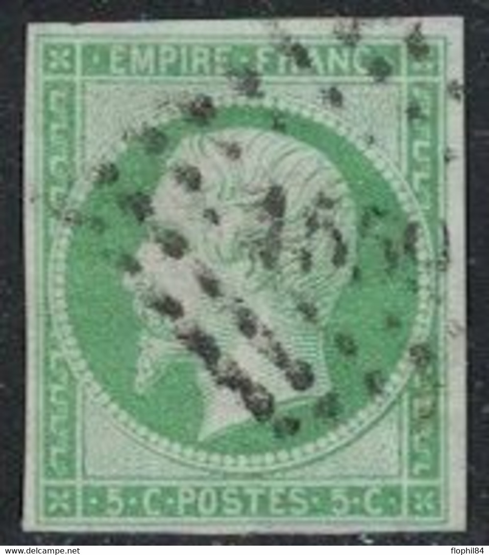 EMPIRE - N°12 - OBLITERATION LOSANGE - PC1559 - ISSOUDUN - INDRE - COTE TIMBRE SEUL 95€. - Other & Unclassified