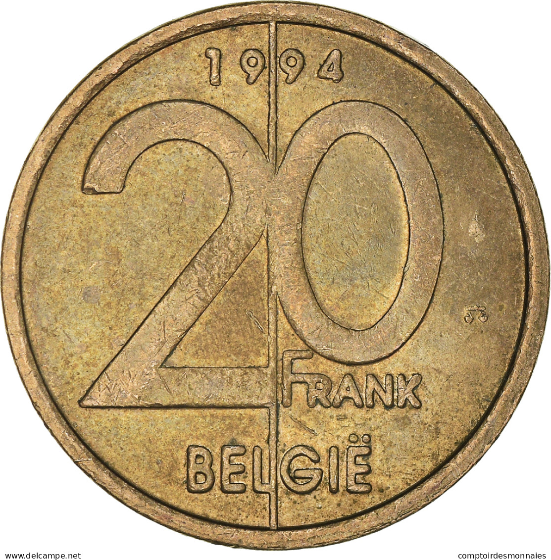 Monnaie, Belgique, 20 Francs, 20 Frank, 1994 - 20 Francs