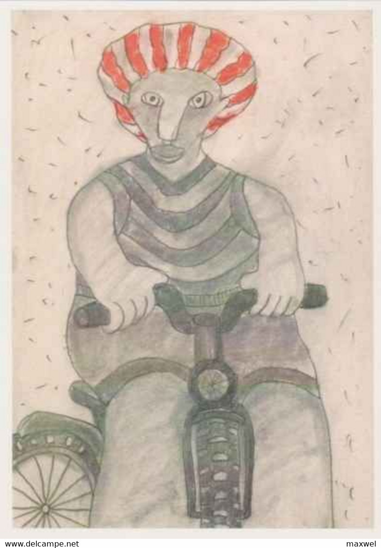 Cpm 1741/203 ERGON - Femme à Bicyclette - Vélo - Cyclisme - Bicycle - Illustrateurs - Illustrateur - Ergon