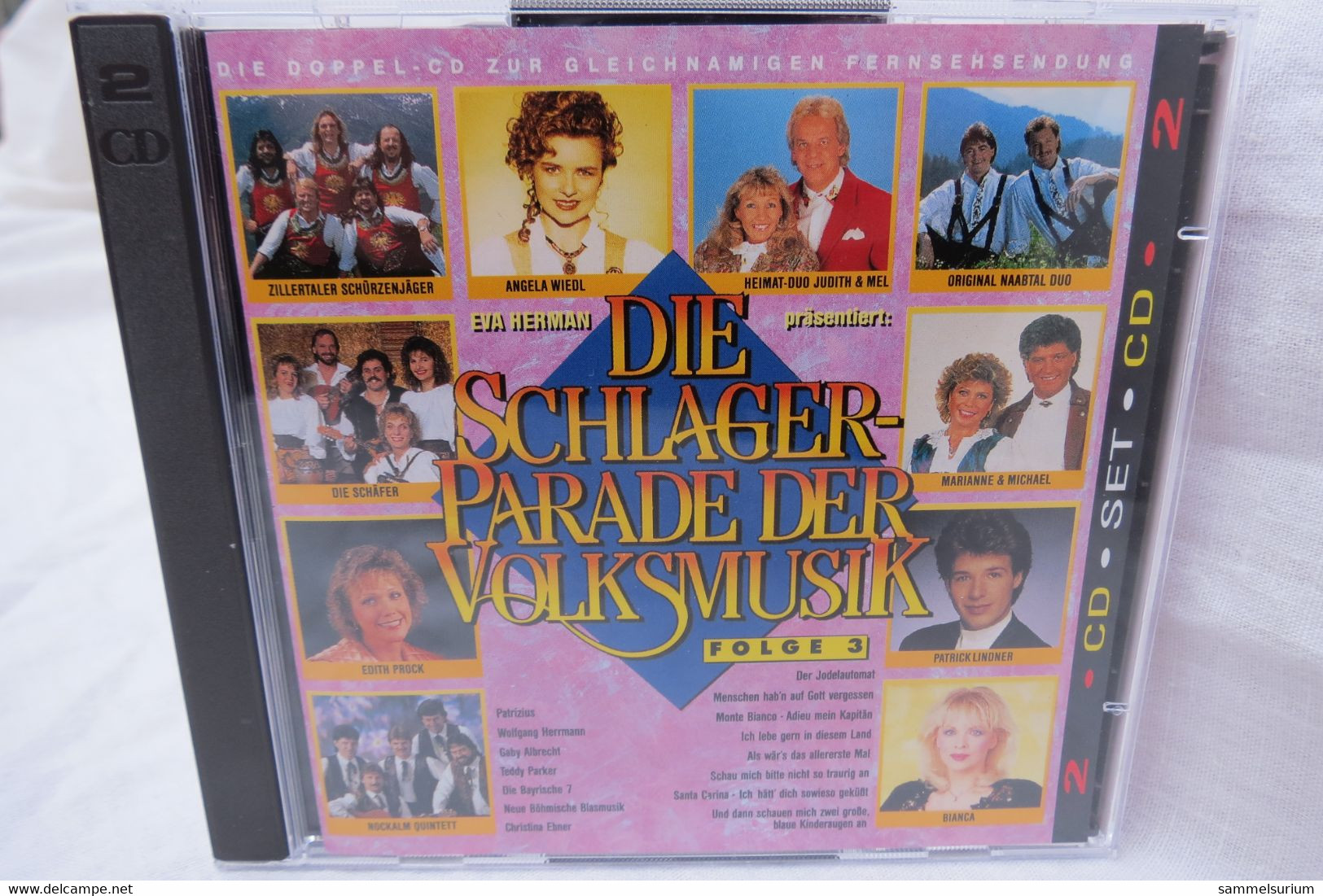 2 CDs "Die Schlager-Parade Der Volksmusik Folge 3" Eva Herman Präsentiert - Autres - Musique Allemande
